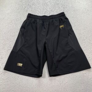 Venum G-Fit Air Training Shorts Men's Size Large (Fits 30) Black and Gold 10"